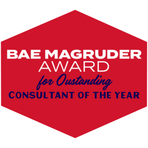 Bae Magruder Award for Outstanding Consultant of the Year